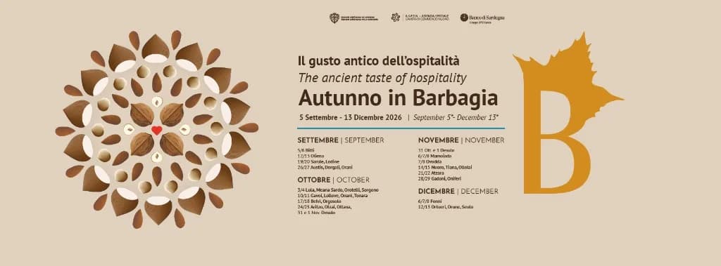 Autunno in Barbagia 2026 – Oliena Autunno in Barbagia 2026 – Oliena
