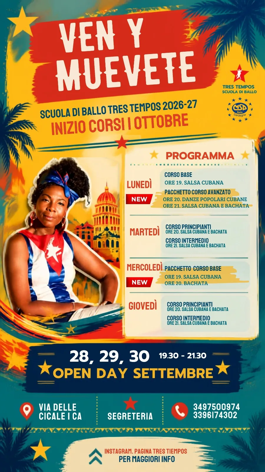 Corso di Salsa Cubana e Bachata Corso di Salsa Cubana e Bachata
