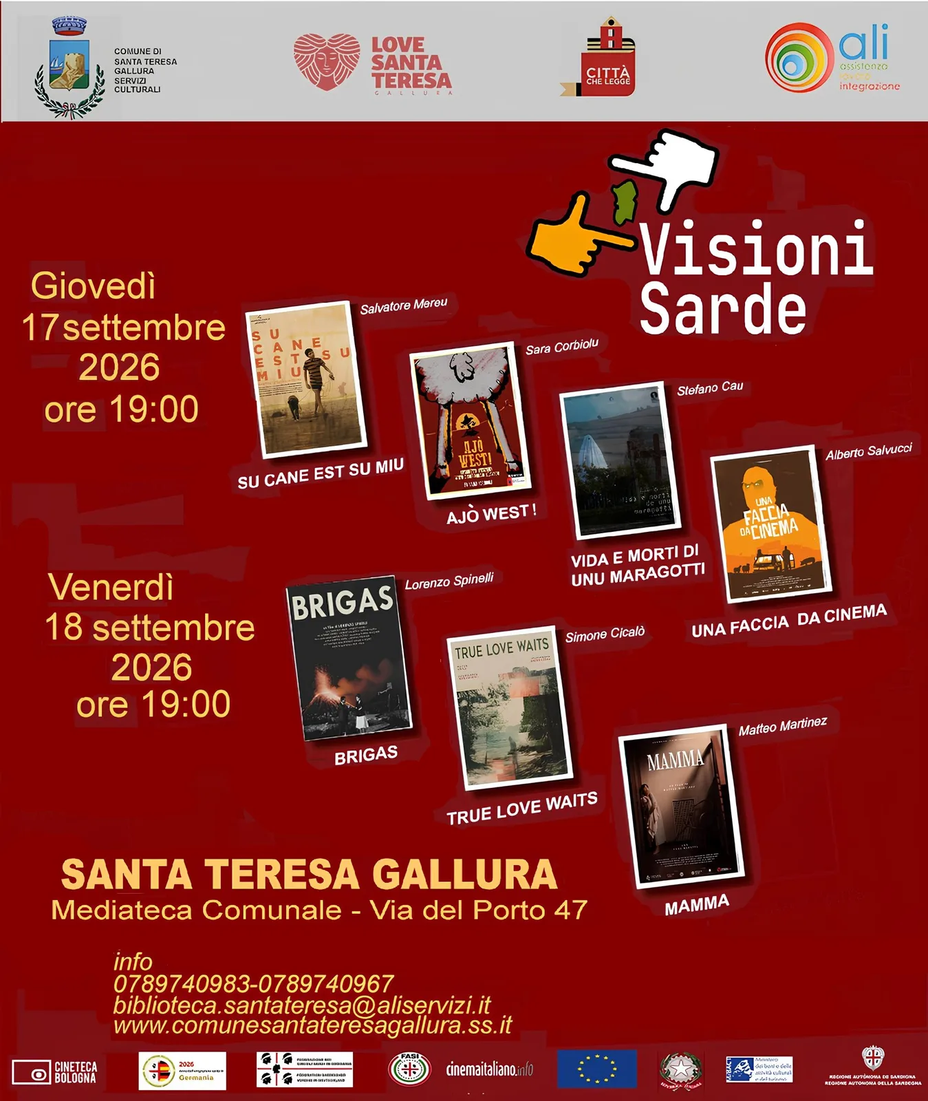 Rassegna Cinematografica Visioni Sarde