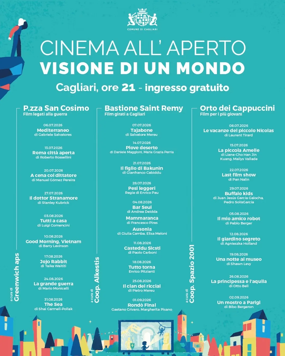 Cinema all'Aperto – Cagliari visione di un mondo Cinema all'Aperto – Cagliari visione di un mondo