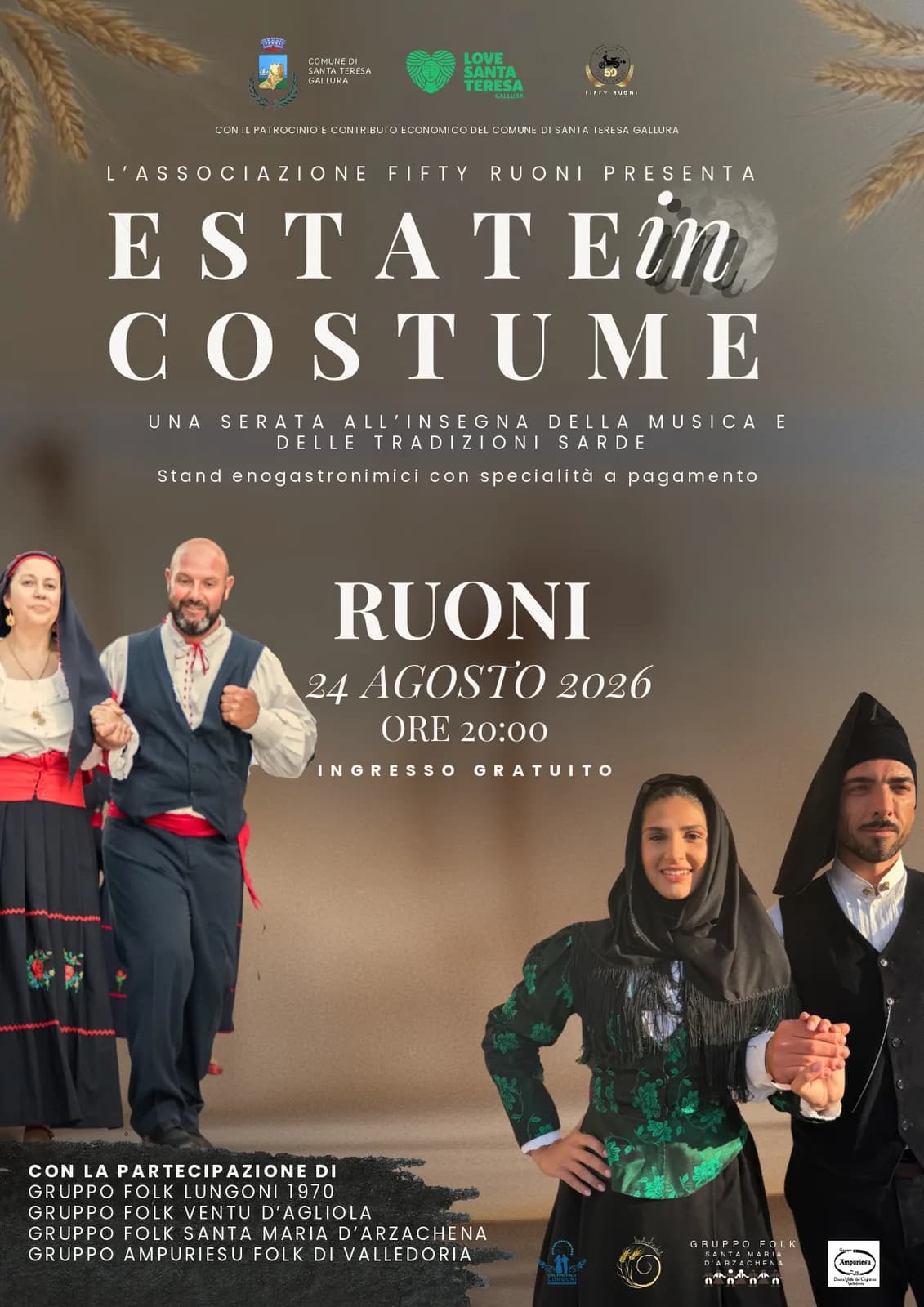 Estate in Costume" a Ruoni Estate in Costume" a Ruoni