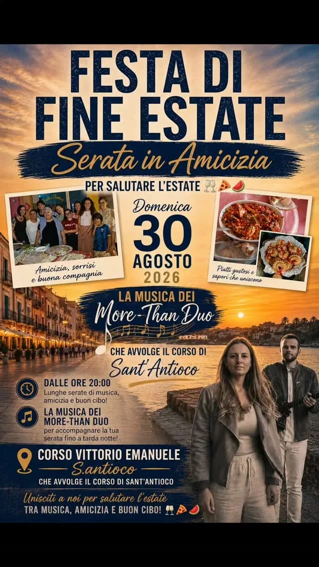 FESTA DI FINE ESTATE FESTA DI FINE ESTATE