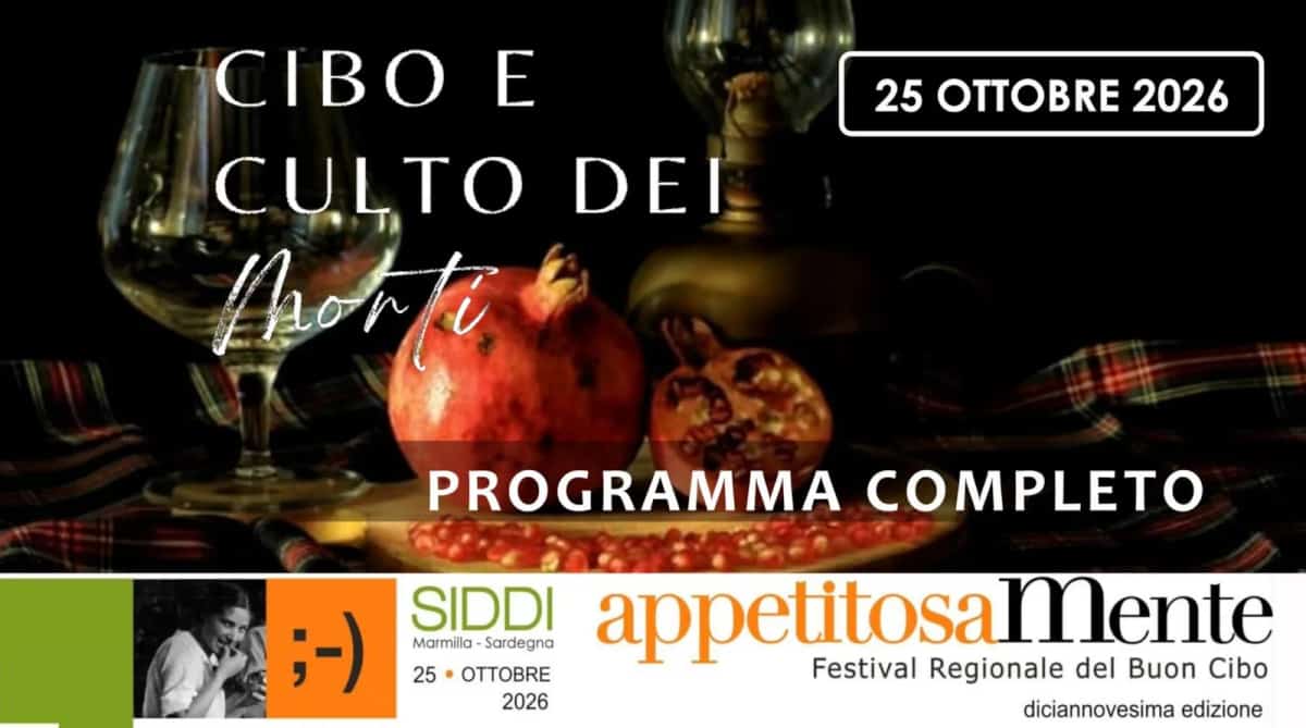 Festival Regionale del Buon Cibo 19^ Edizione – “APPETITOSAMENTE 2026” a Siddi Festival Regionale del Buon Cibo 19^ Edizione – “APPETITOSAMENTE 2026” a Siddi