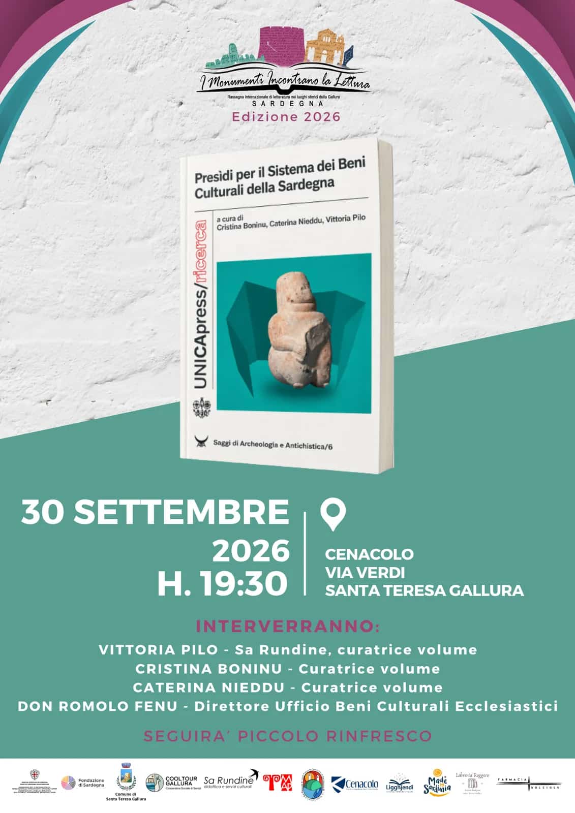 I Monumenti Incontrano la Lettura 2026 I Monumenti Incontrano la Lettura 2026