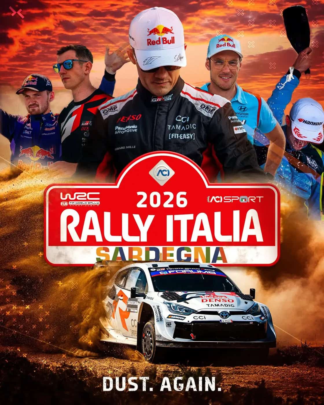 Il Rally Italia Sardegna sarà l'ultimo round del FIA WRC 2026 - Rally Italia Sardegna 2026 Il Rally Italia Sardegna sarà l'ultimo round del FIA WRC 2026 - Rally Italia Sardegna 2026