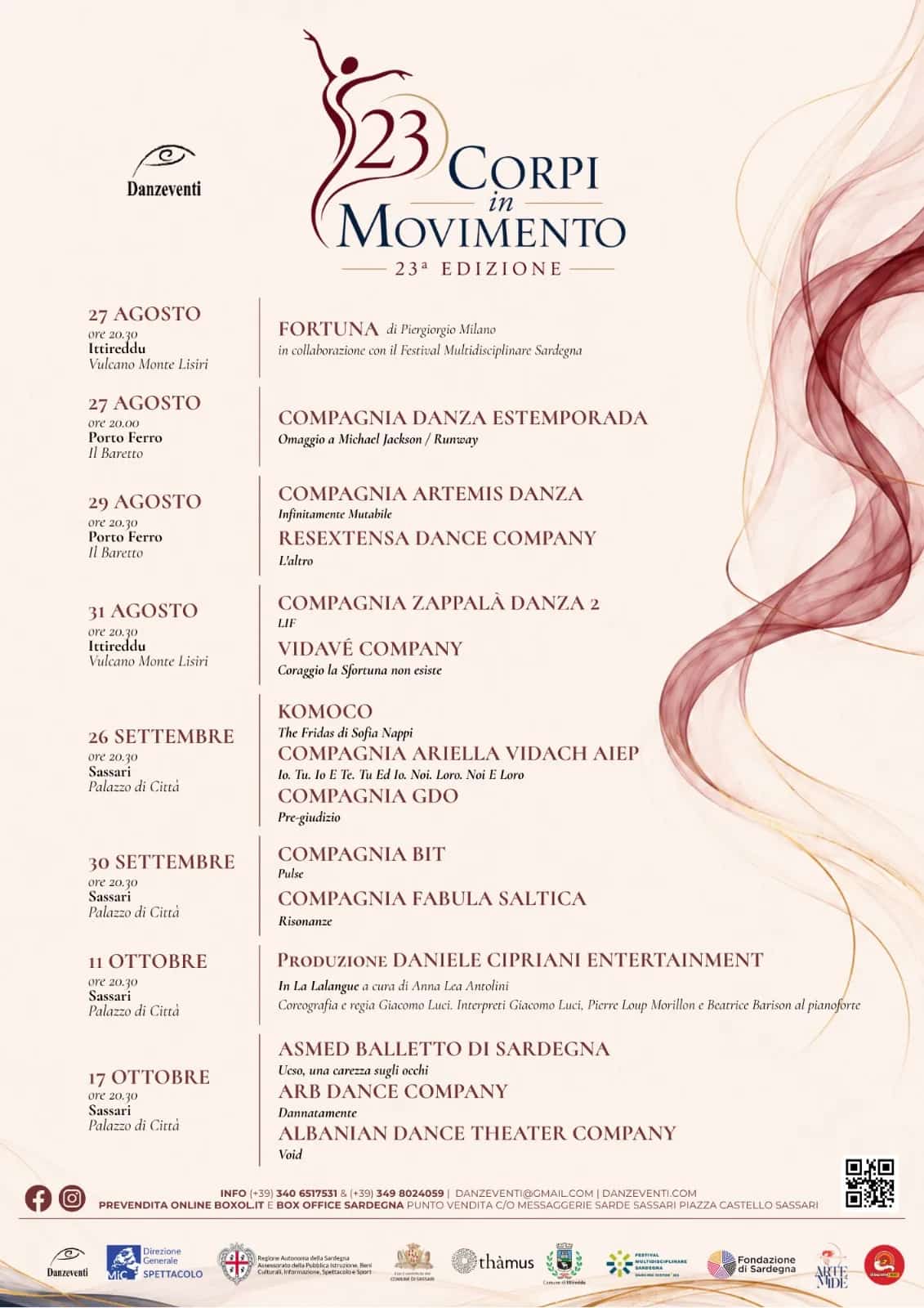 Corpi in Movimento – XXIII edizione a Sassari Corpi in Movimento – XXIII edizione a Sassari