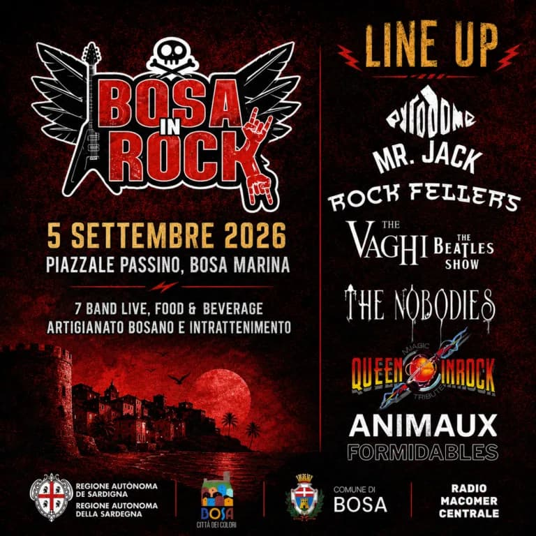 Bosa in Rock 2026 Bosa in Rock 2026