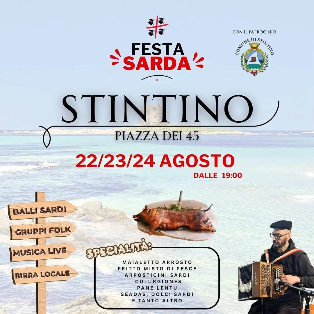 STINTINO, ARRIVA LA FESTA SARDA! STINTINO, ARRIVA LA FESTA SARDA!