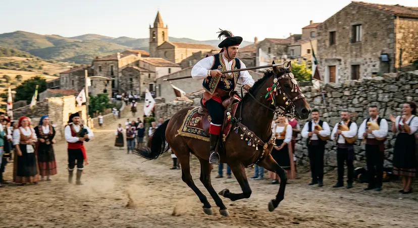 La cavalcata osilese e la corsa dell'anello La cavalcata osilese e la corsa dell'anello