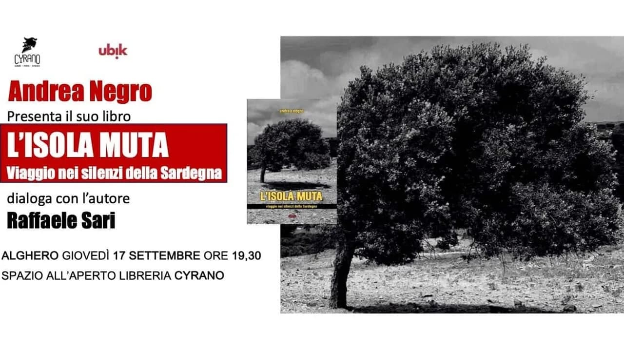 Alla scoperta della Sardegna più autentica: Andrea Negro ad Alghero presenta “L’Isola muta” a Alghero Alla scoperta della Sardegna più autentica: Andrea Negro ad Alghero presenta “L’Isola muta” a Alghero