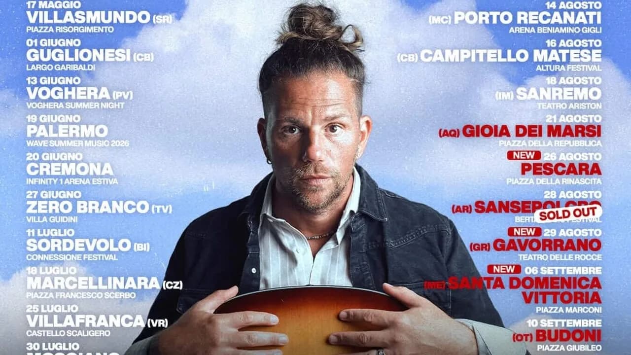 Enrico Nigiotti porta "Maledetti innamorati" in tour: appuntamento a Monti e Santa Maria Coghinas a Santa Maria Coghinas Enrico Nigiotti porta "Maledetti innamorati" in tour: appuntamento a Monti e Santa Maria Coghinas a Santa Maria Coghinas