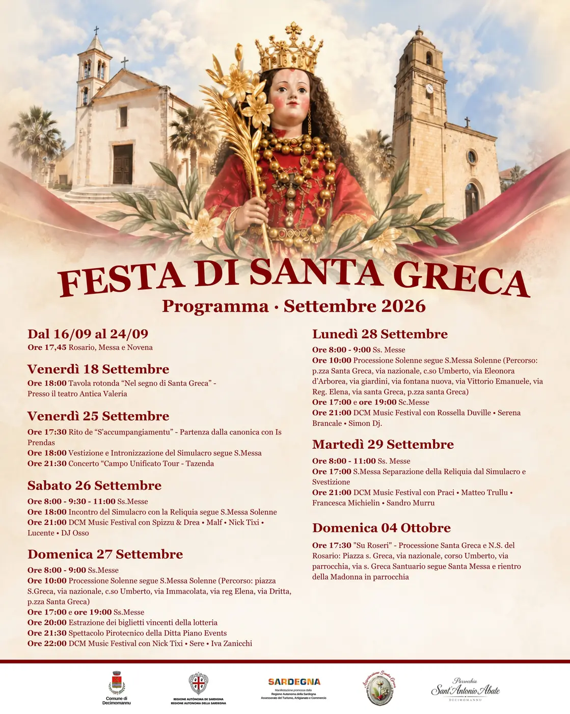 Festa di Santa Greca Festa di Santa Greca