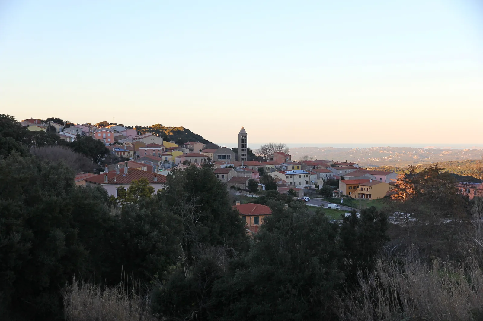 Veduta di Aglientu in Sardegna