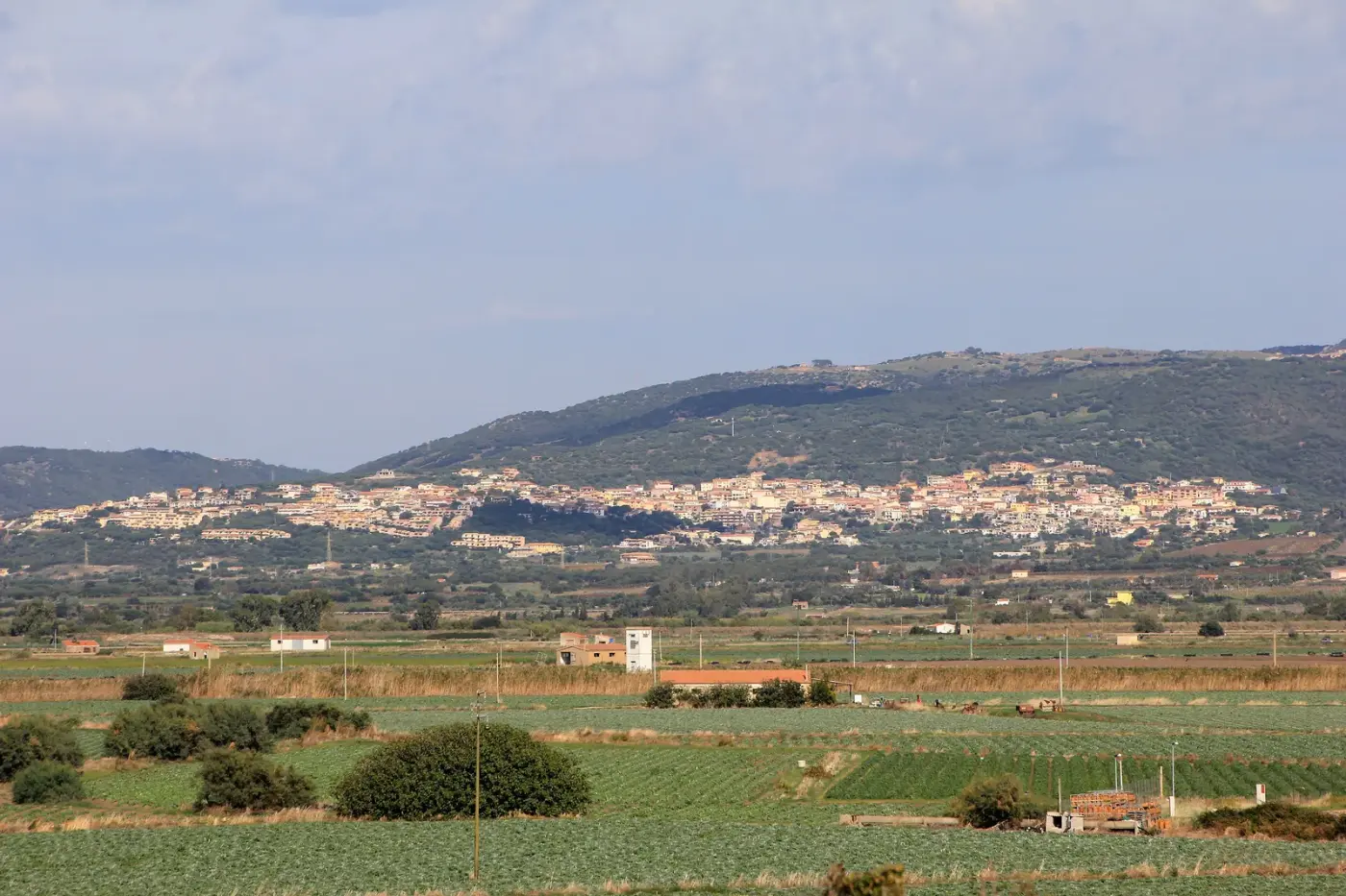 Veduta di Badesi in Sardegna