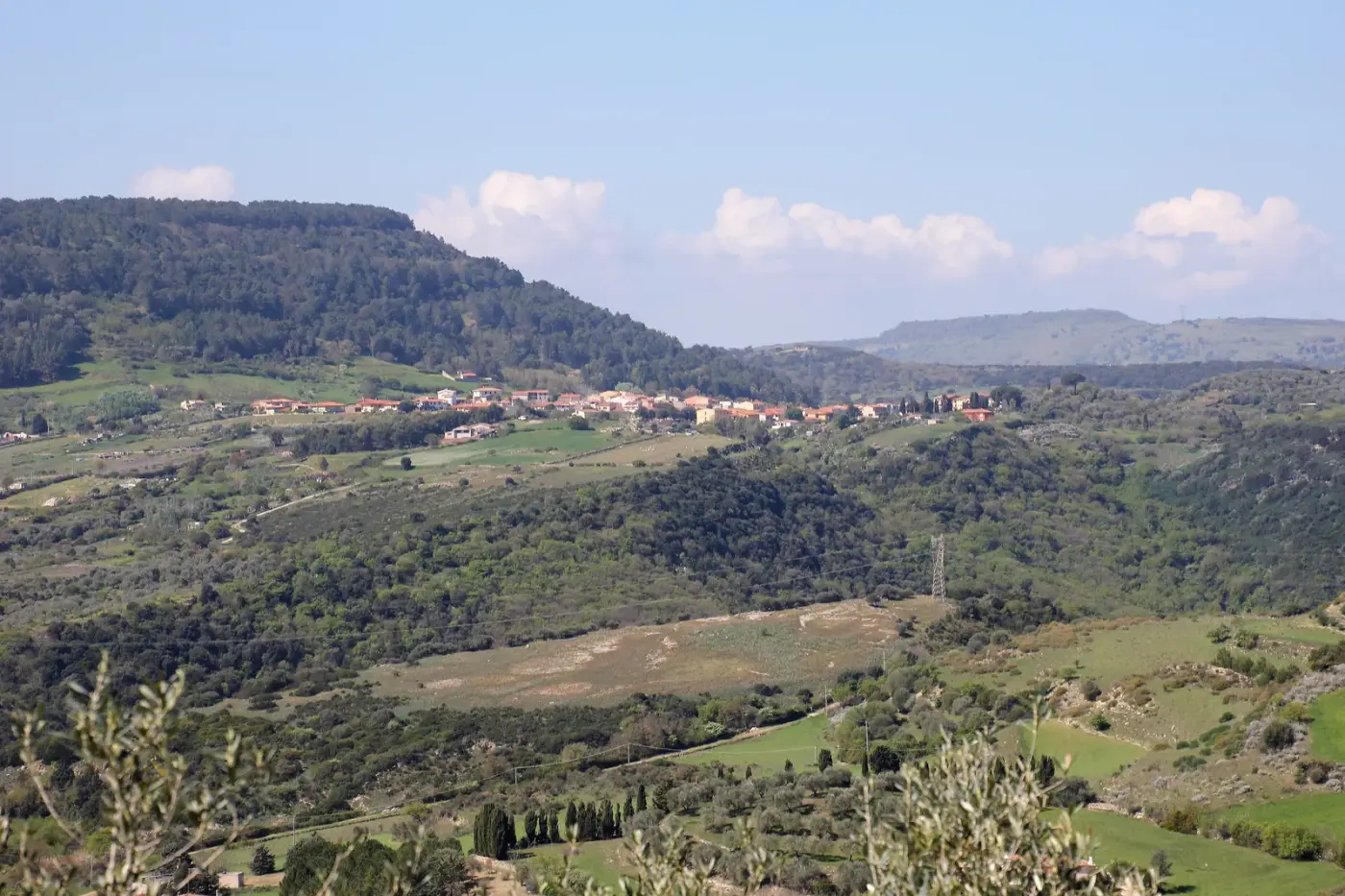 Veduta di Banari in Sardegna