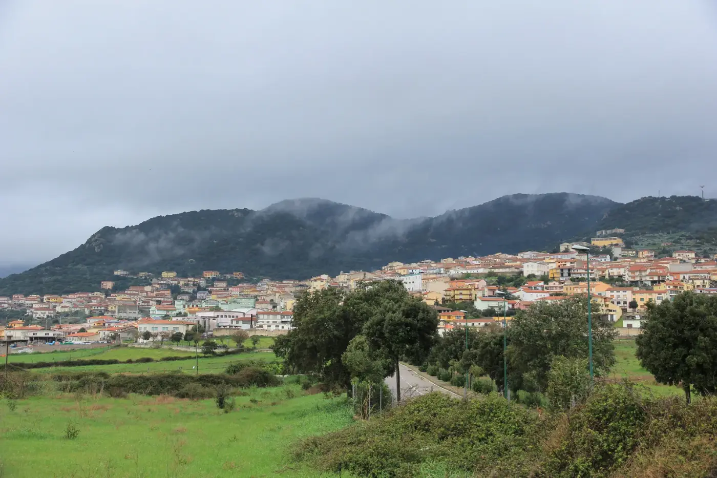 Panorama di Berchidda, Sassari