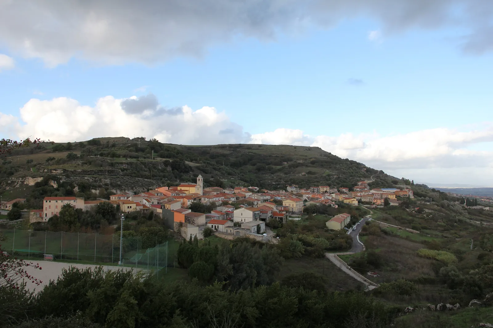 Veduta di Borutta in Sardegna