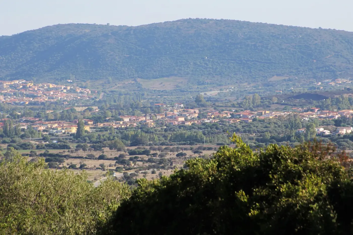 Veduta di Budoni in Sardegna