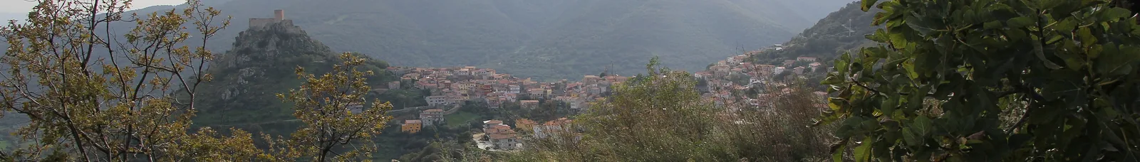 Veduta di Burgos in Sardegna