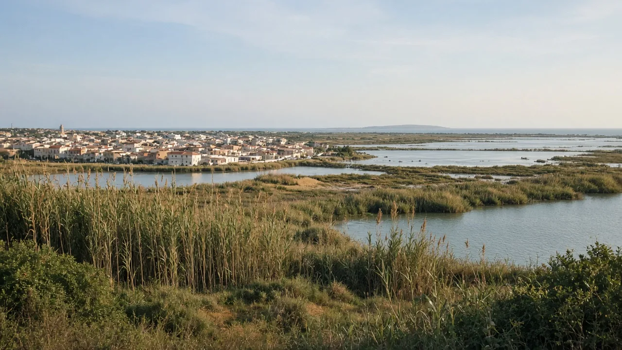 Panorama di Cabras, Oristano