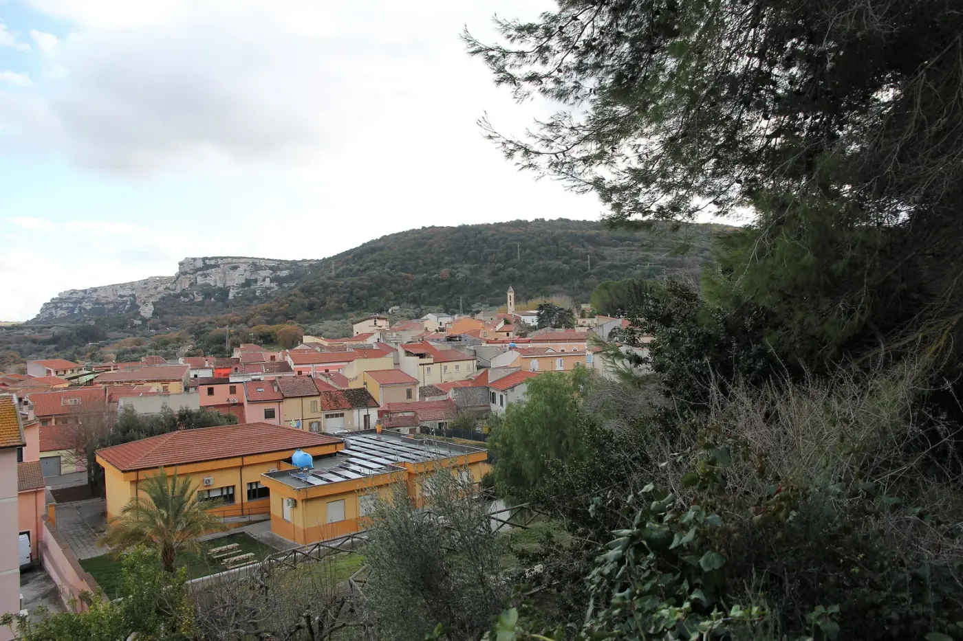 Veduta di Cargeghe in Sardegna