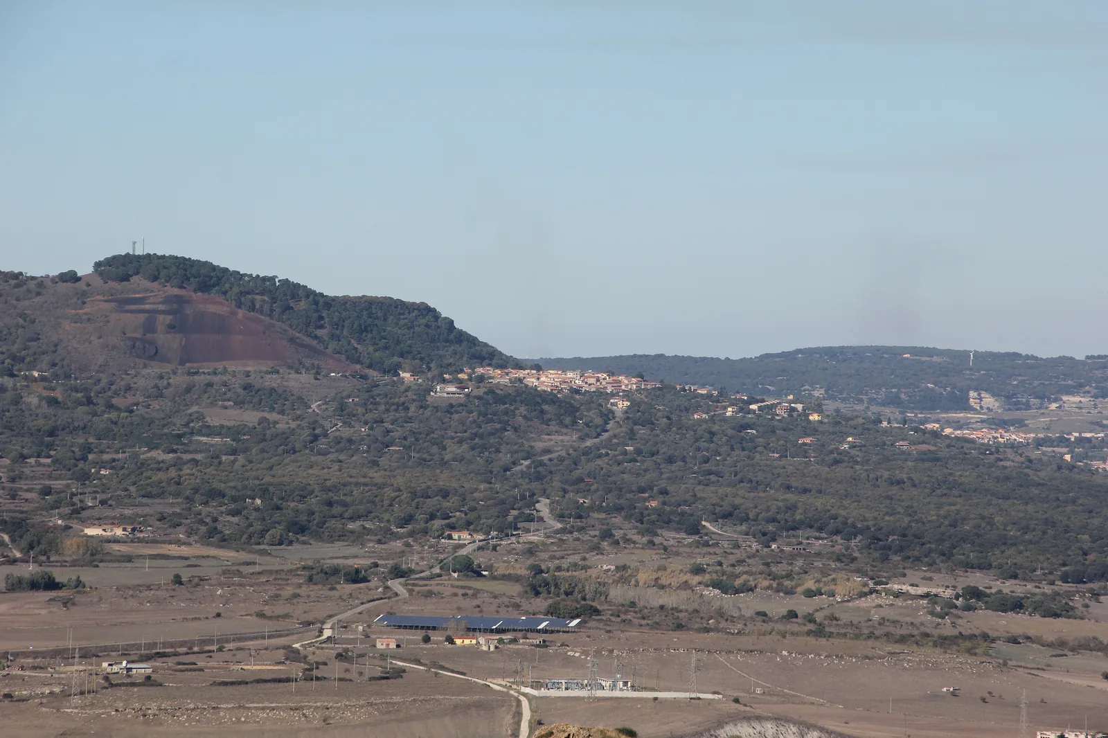 Veduta di Cheremule in Sardegna