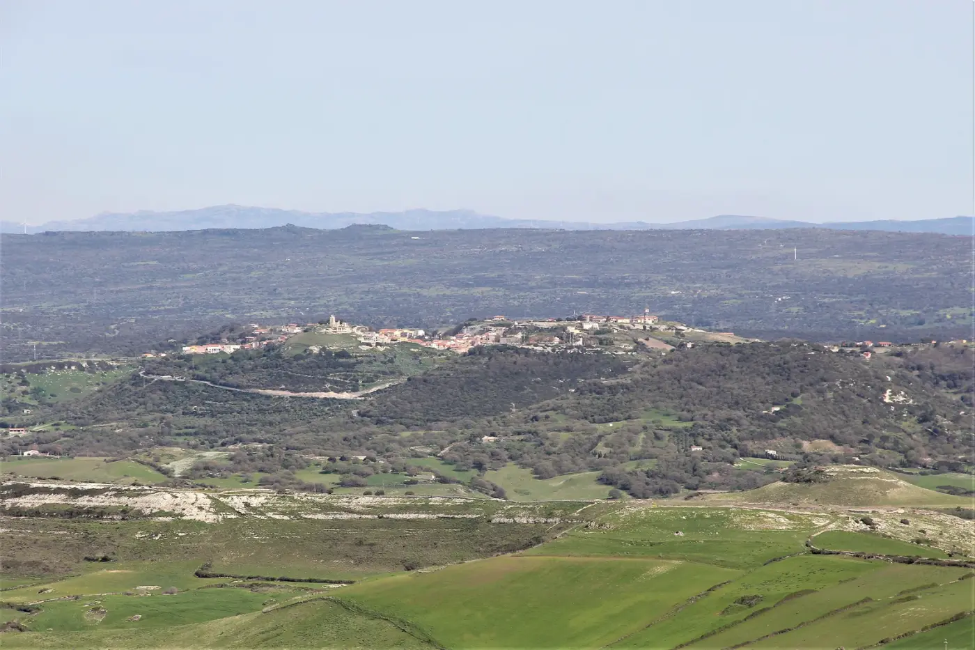 Veduta di Chiaramonti in Sardegna