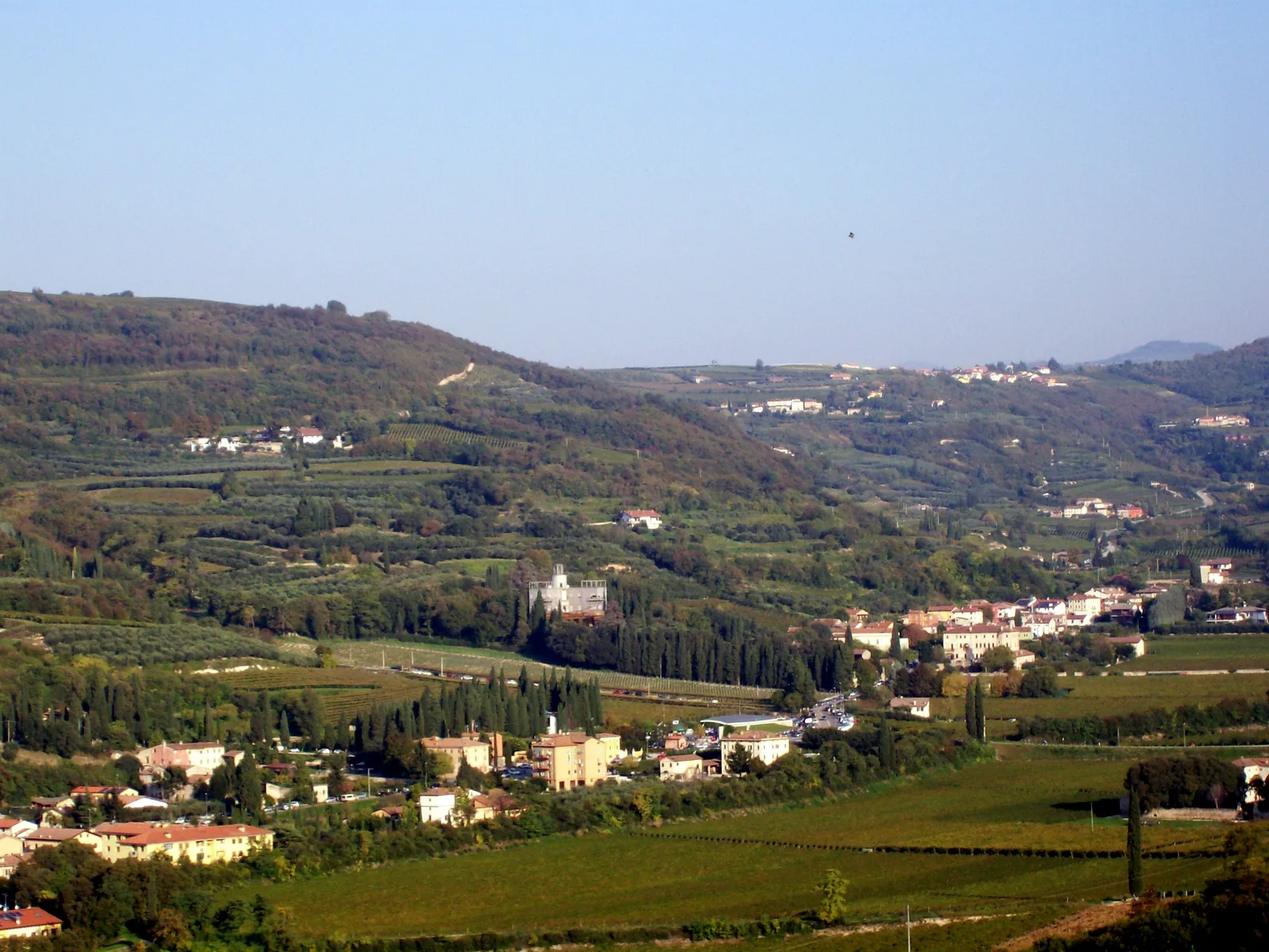 Veduta di Girasole in Sardegna