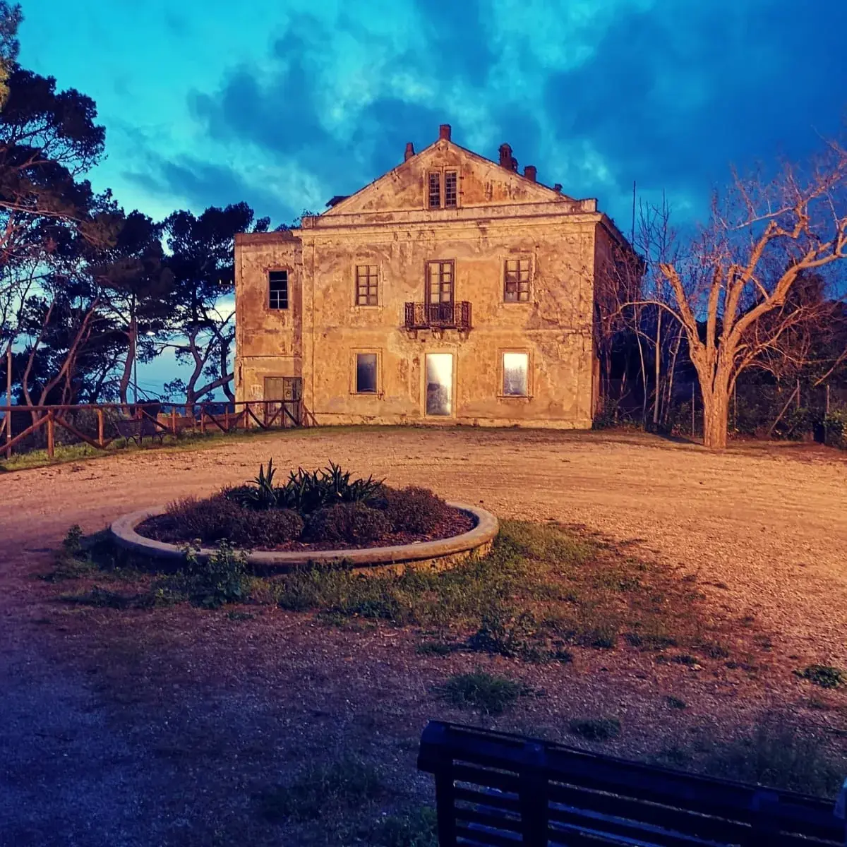 Veduta di Gonnesa in Sardegna