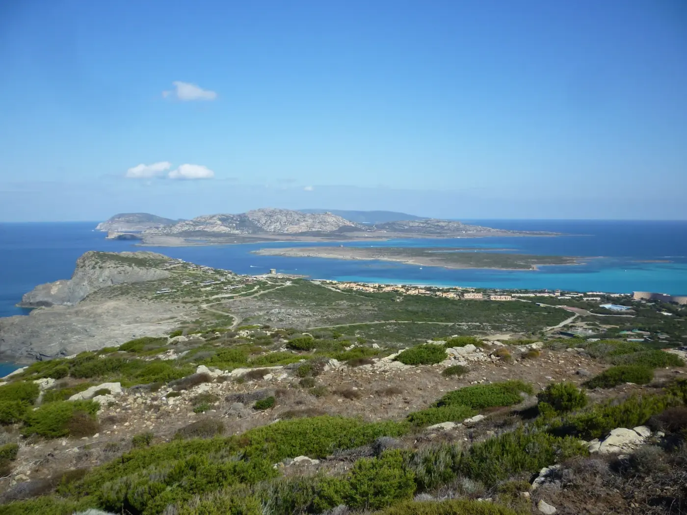 Veduta di Isola dell'Asinara in Sardegna