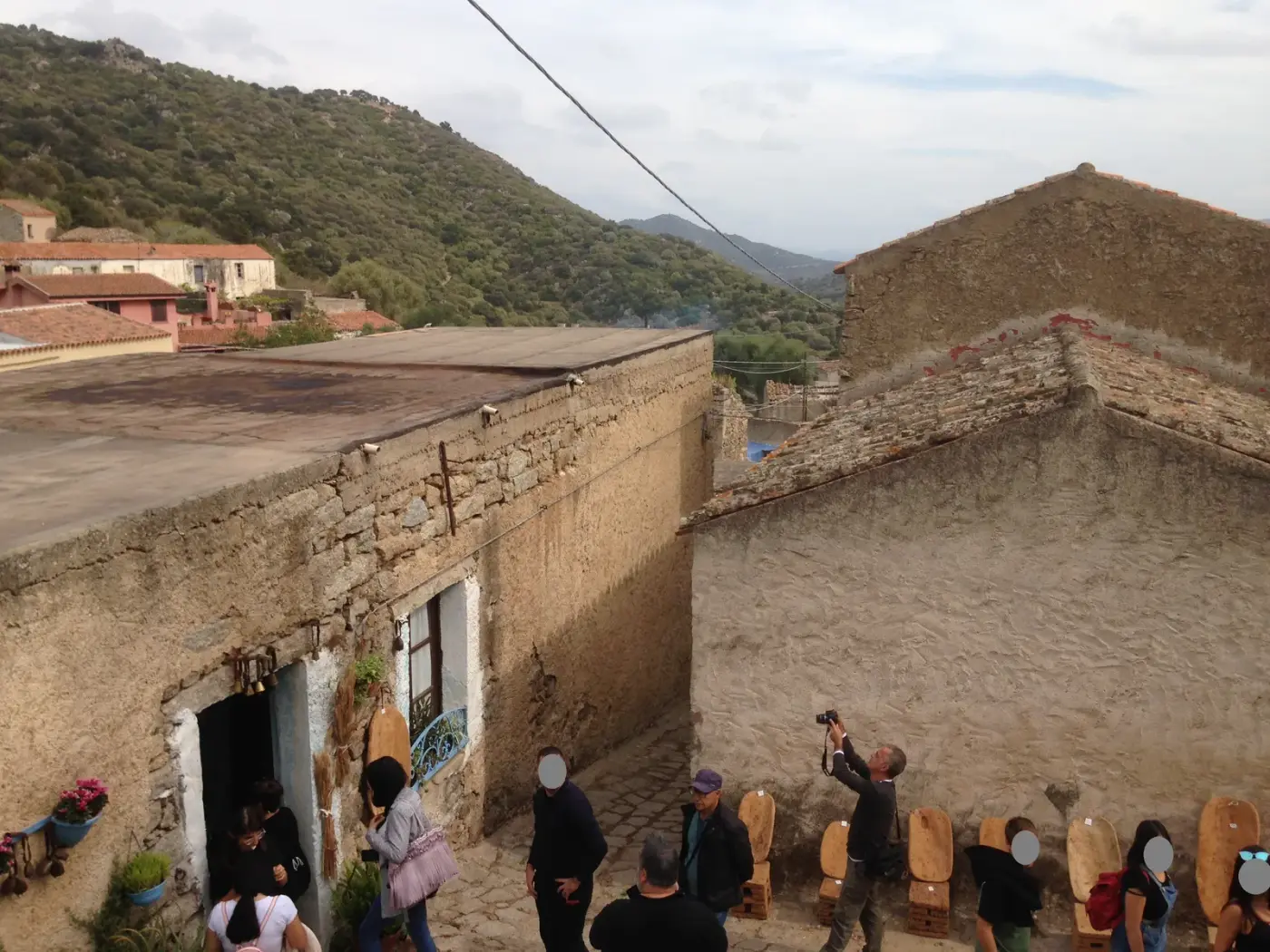 Veduta di Lollove in Sardegna