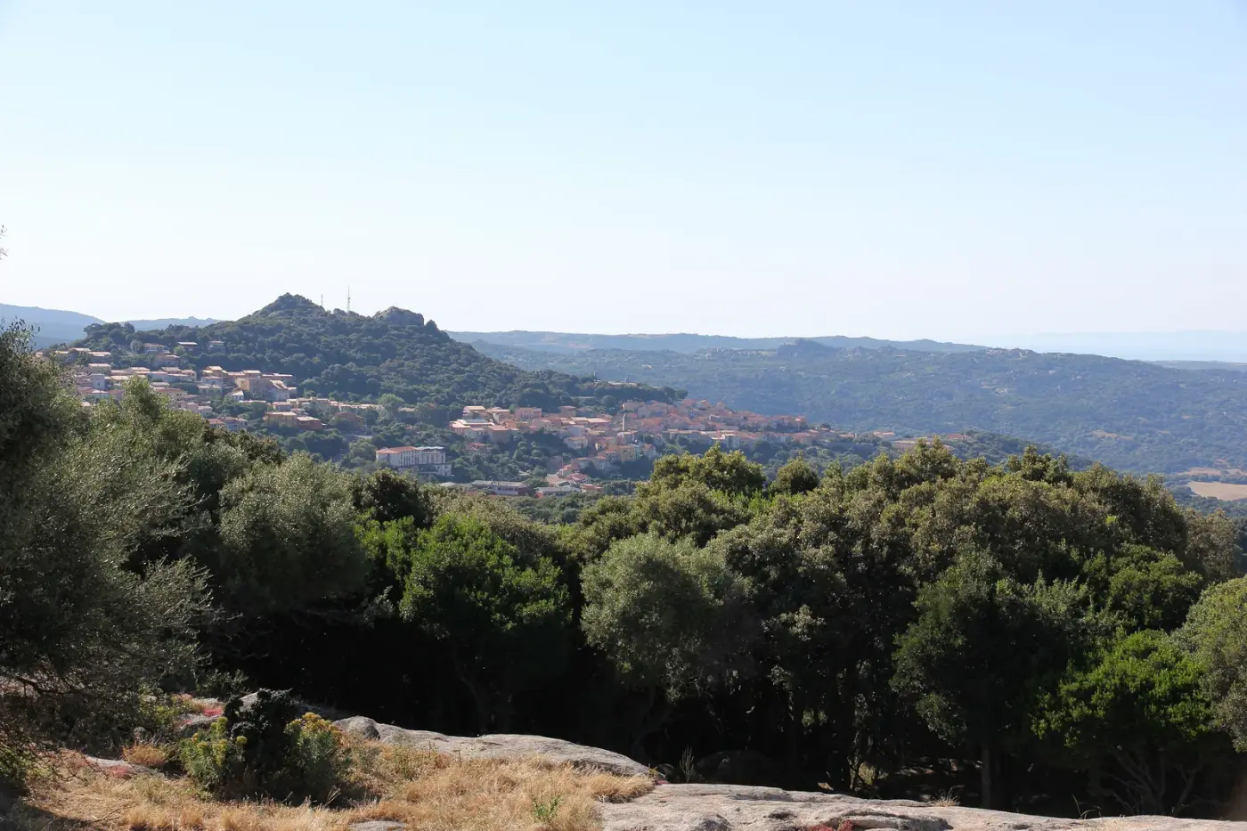 Veduta di Luogosanto in Sardegna