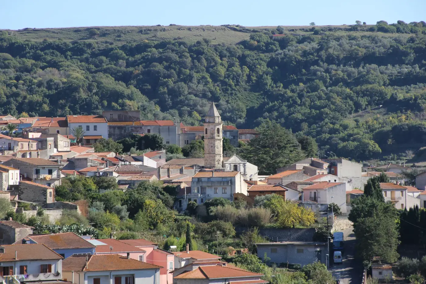 Veduta di Mara in Sardegna