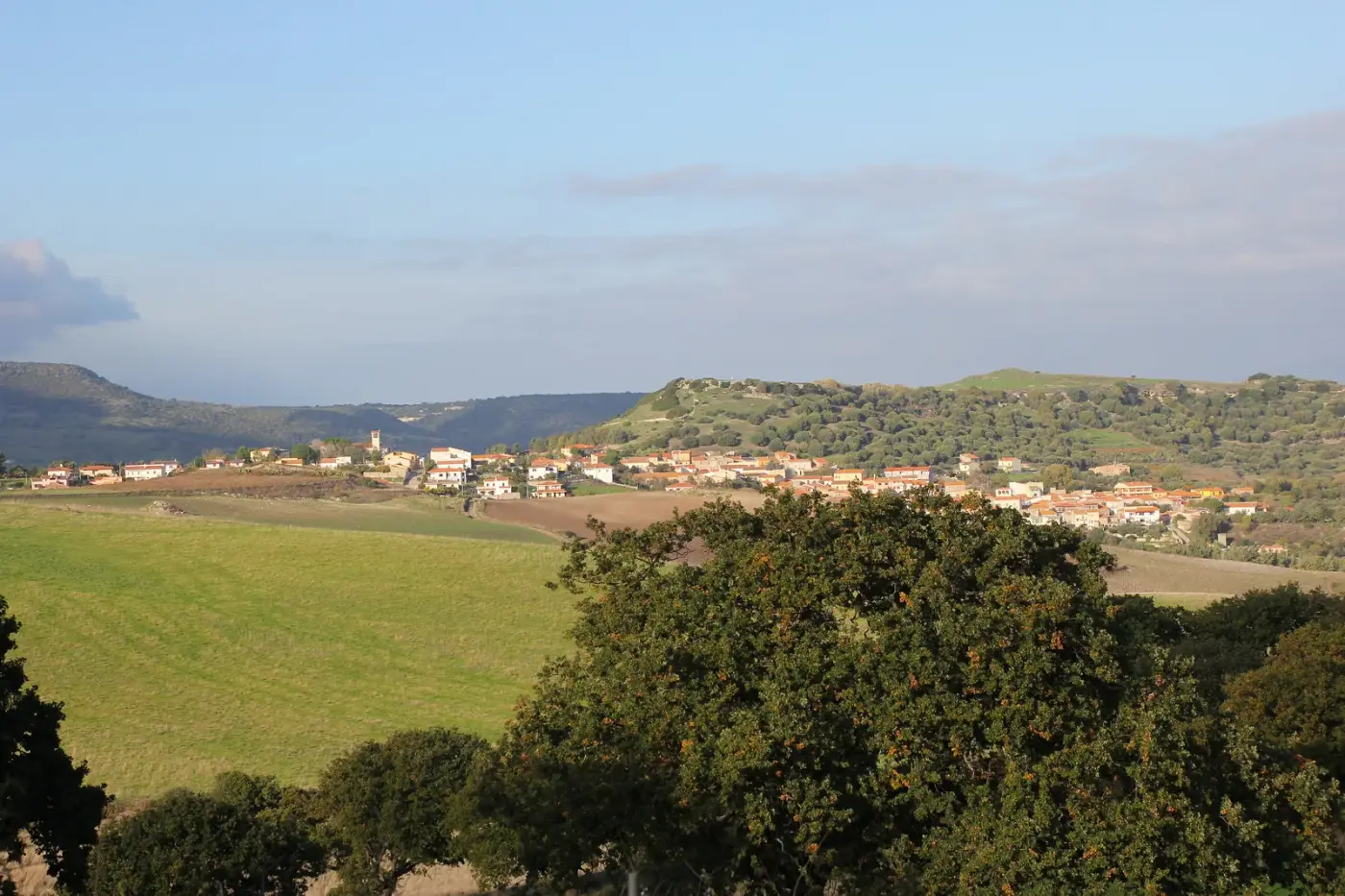 Veduta di Martis in Sardegna