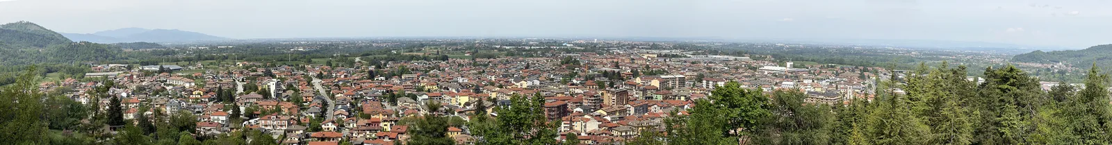 Veduta di Monserrato in Sardegna