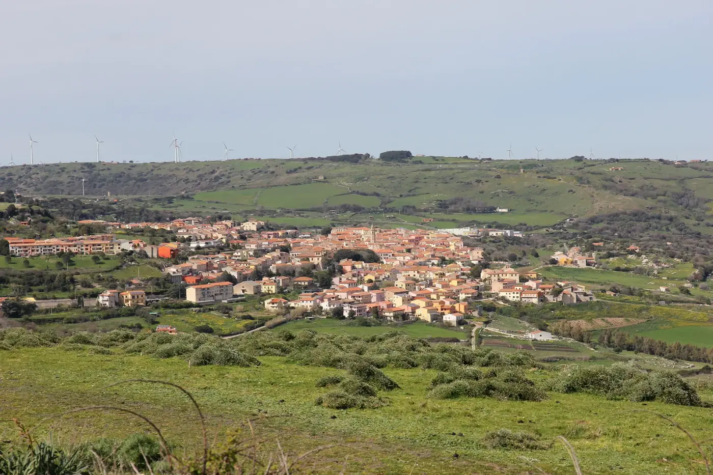 Veduta di Nulvi in Sardegna