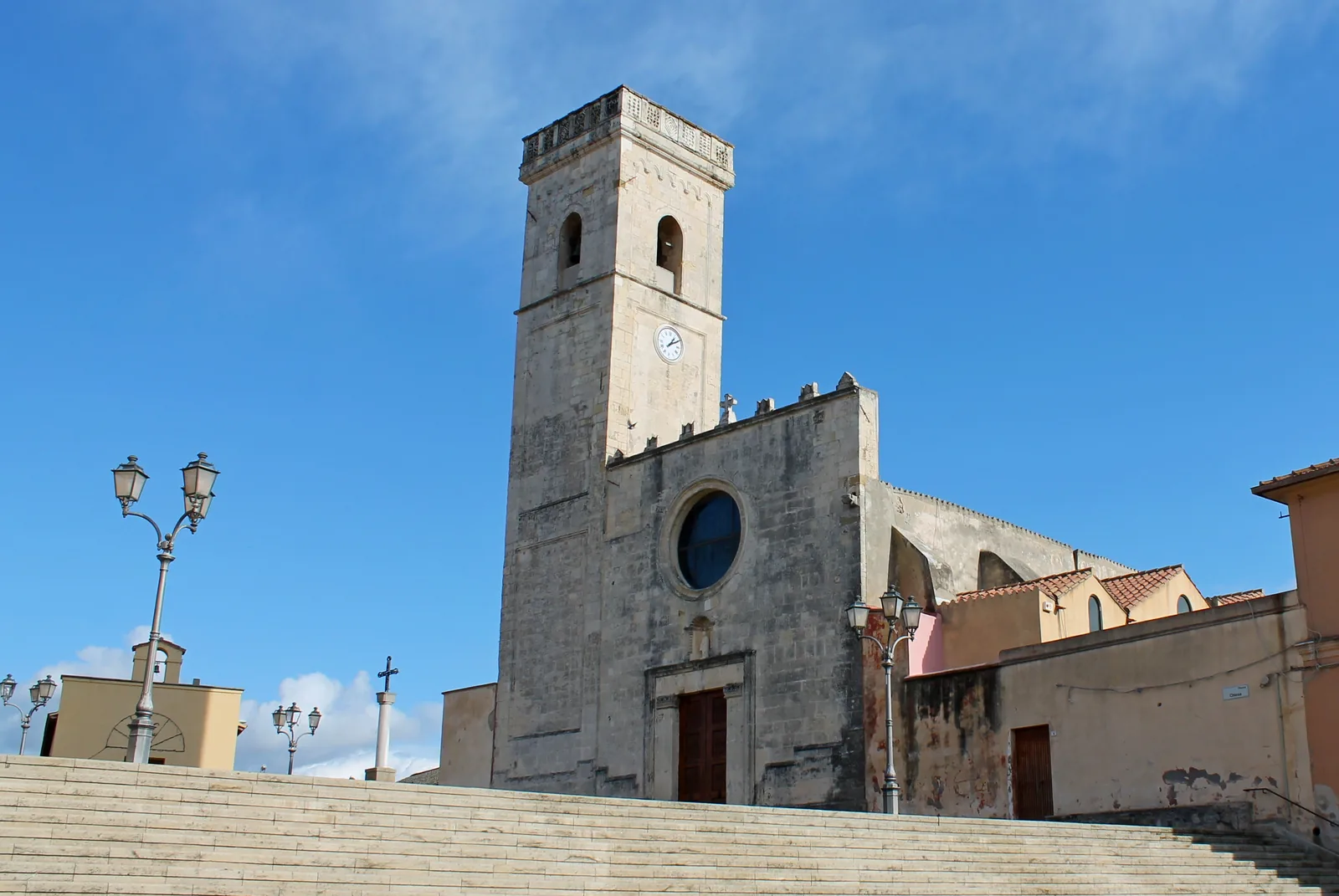 Veduta di Nuraminis in Sardegna