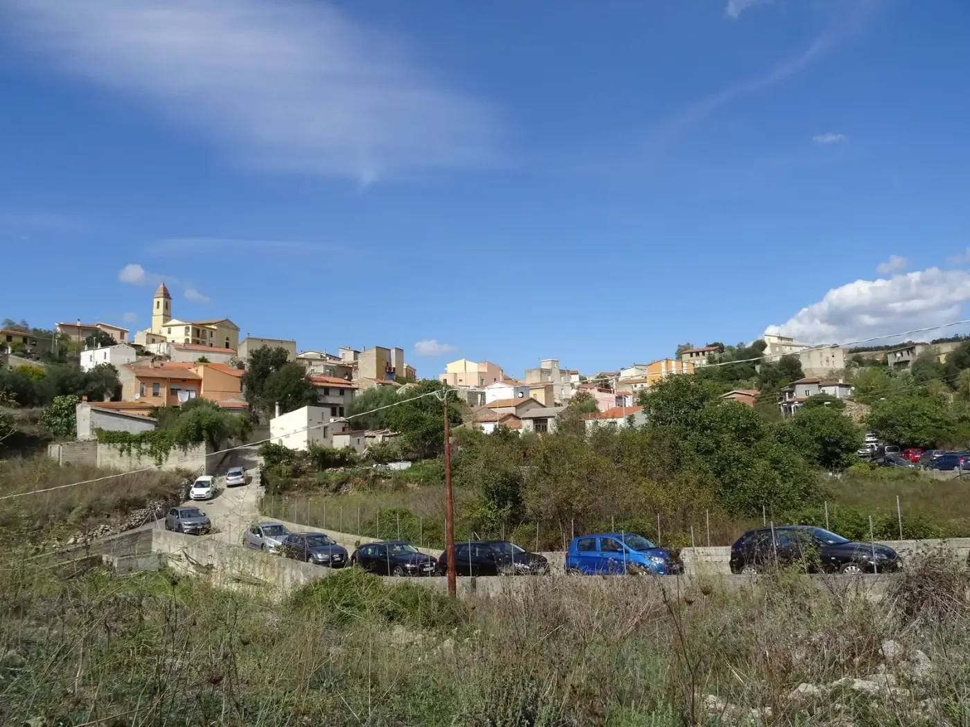 Veduta di Onanì in Sardegna