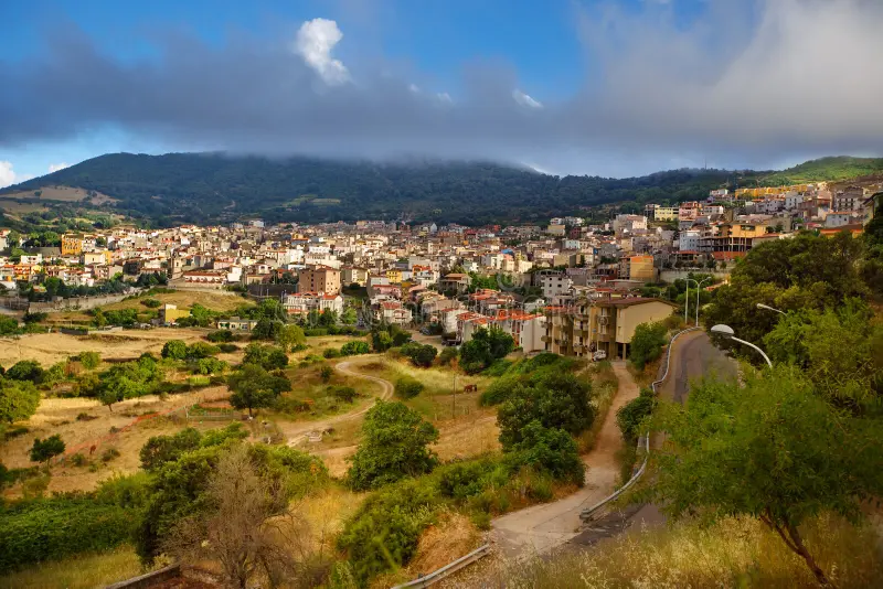 Panorama di Orgosolo, Nuoro