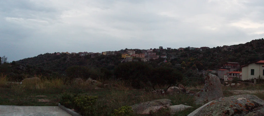 Veduta di Orotelli in Sardegna