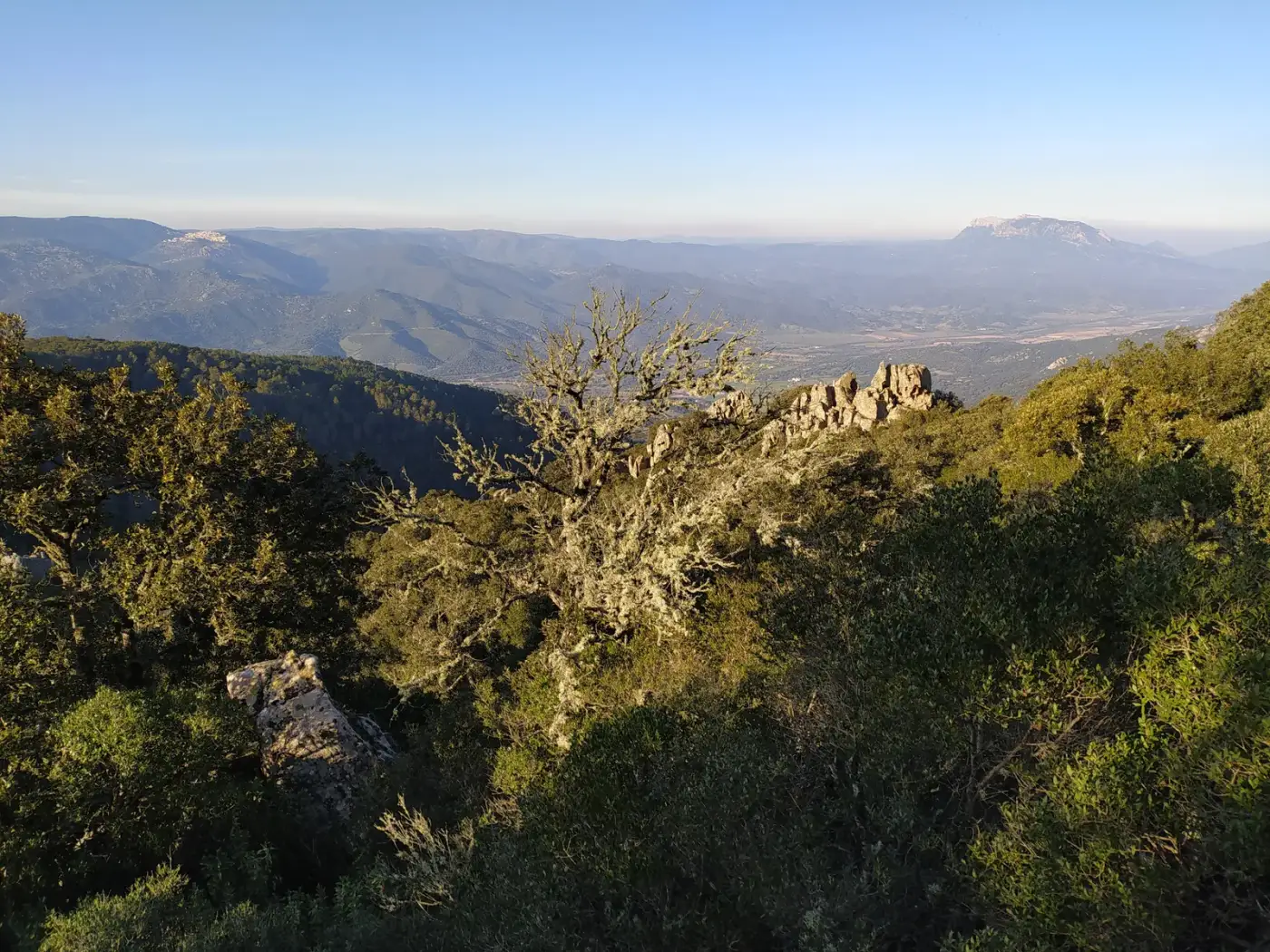 Veduta di Orune in Sardegna