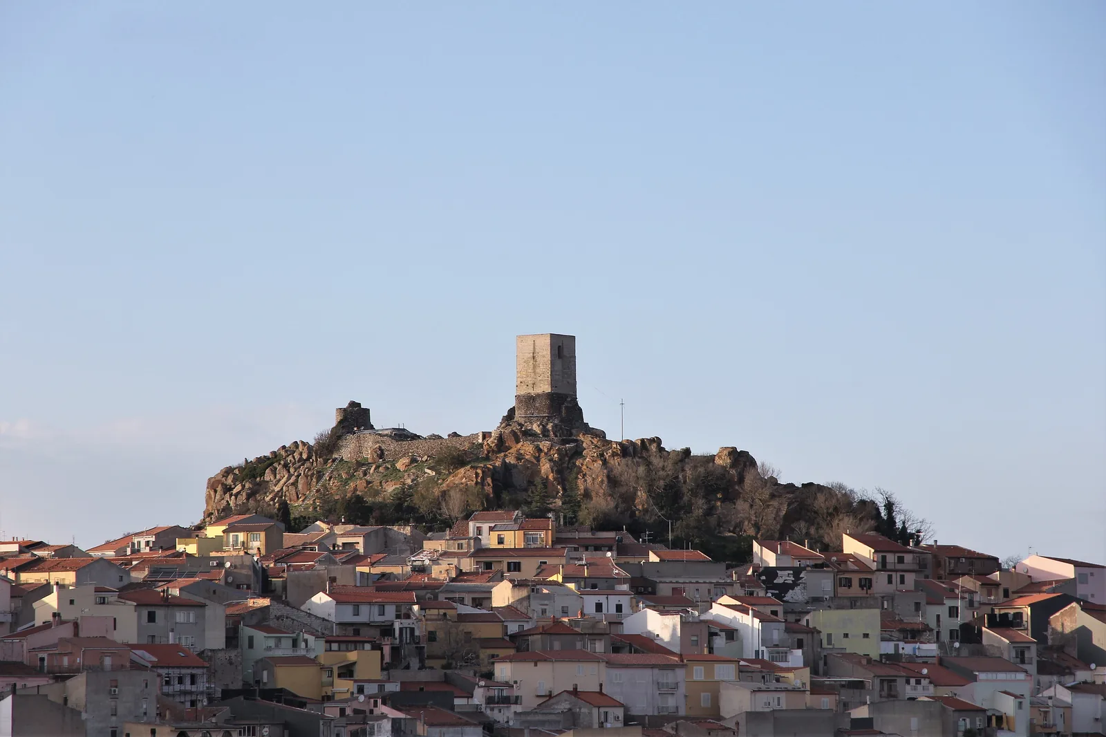 Veduta di Osilo in Sardegna