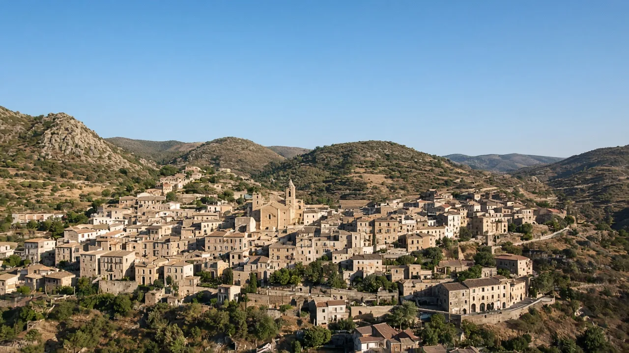 Panorama di Ozieri sull’anfiteatro del Logudoro