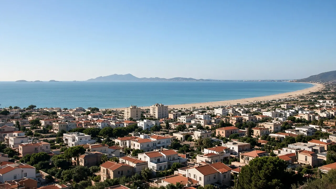 Quartu Sant’Elena verso il Poetto e il golfo di Cagliari