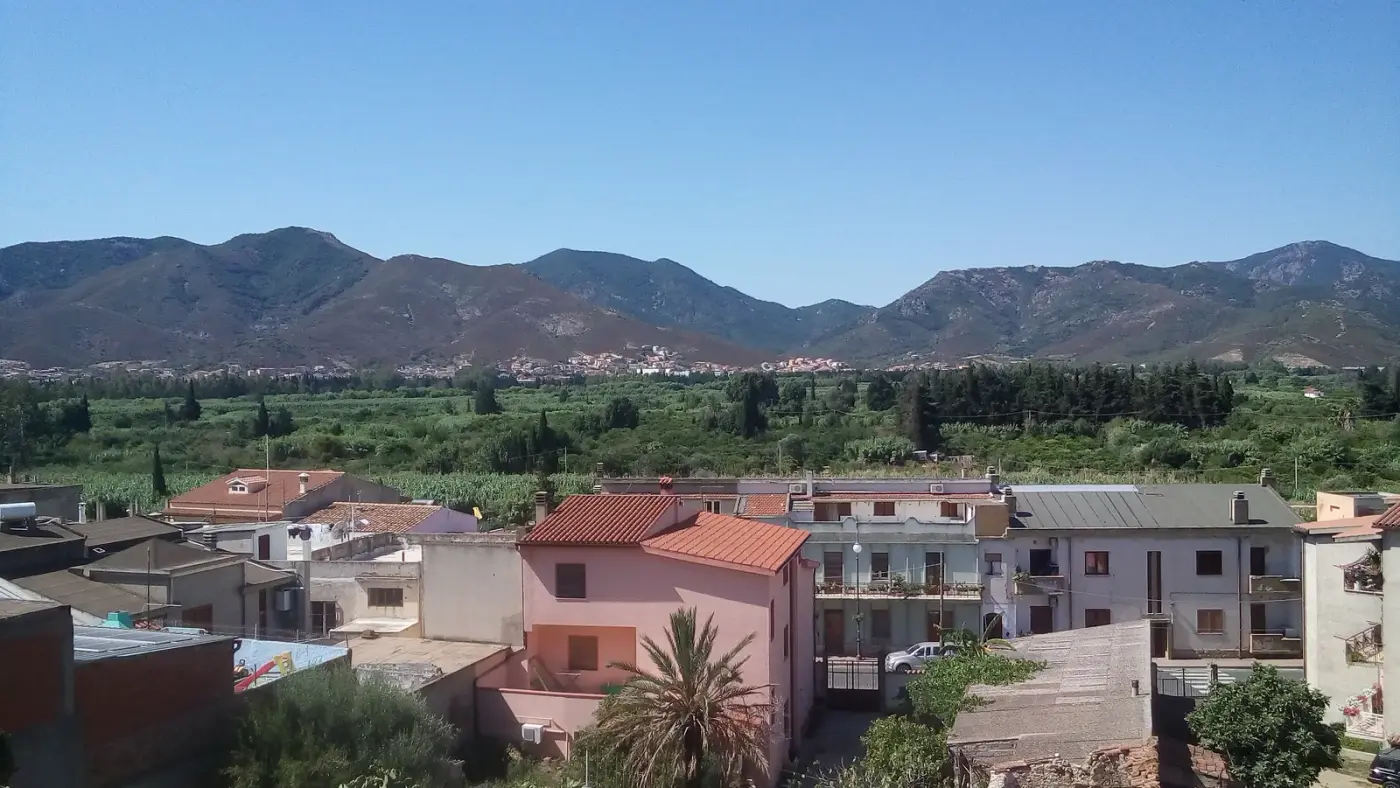 Veduta di San Vito in Sardegna