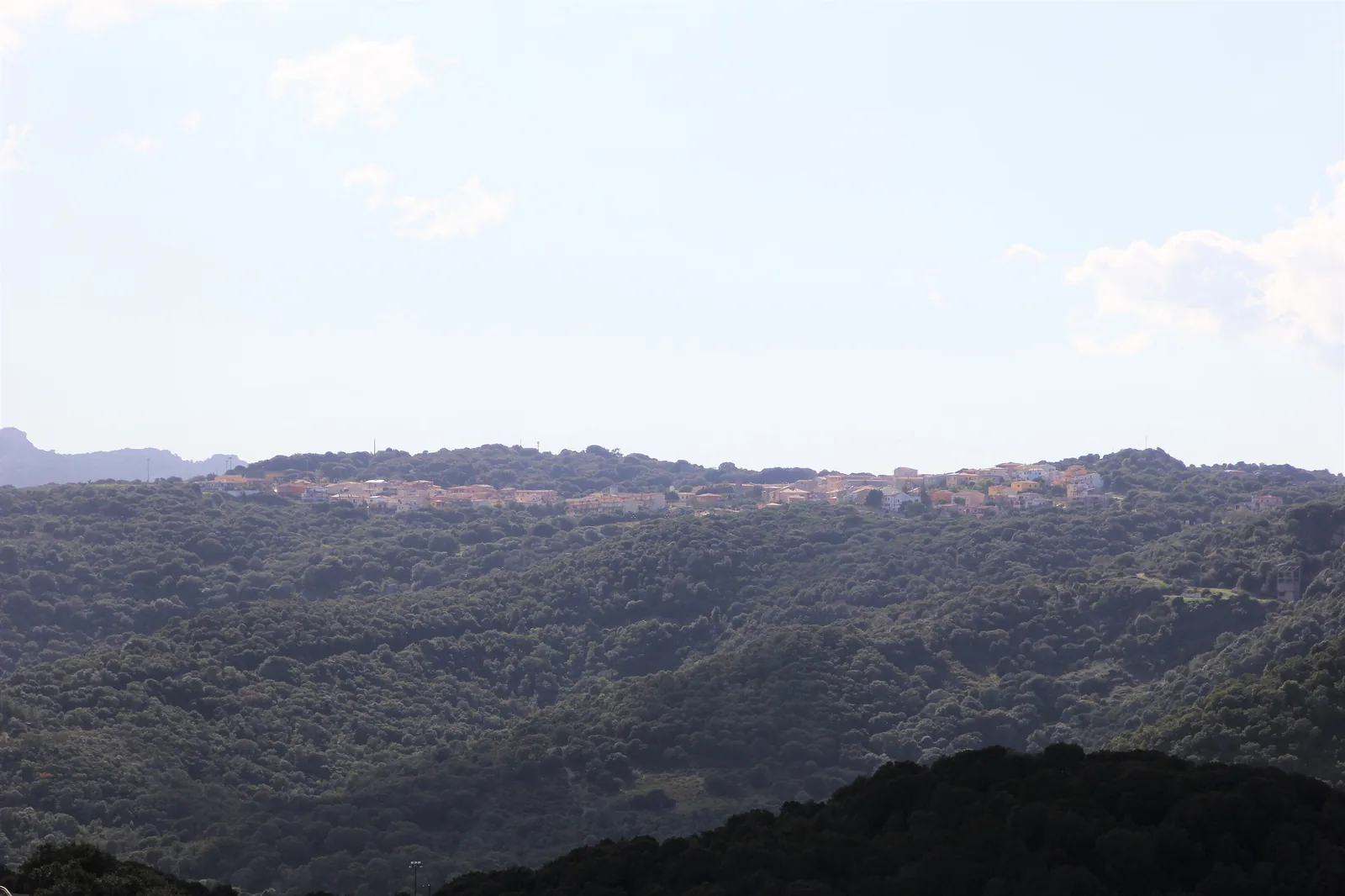 Veduta di Sant'Antonio di Gallura in Sardegna