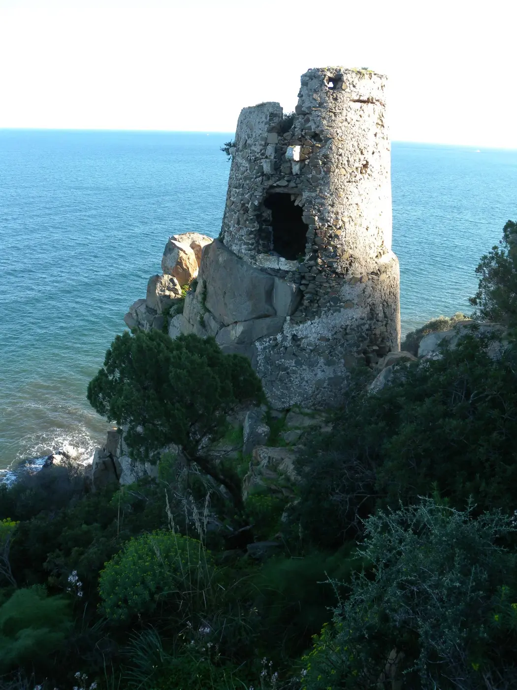 Veduta di Sarroch in Sardegna