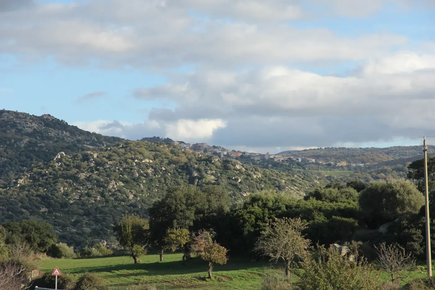 Veduta di Sarule in Sardegna
