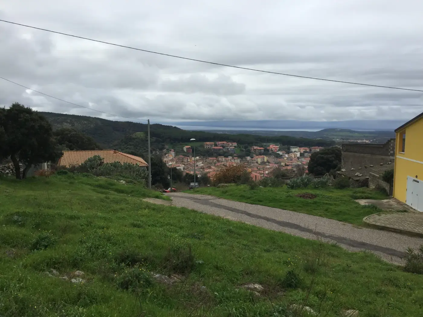 Veduta di Scano di Montiferro in Sardegna
