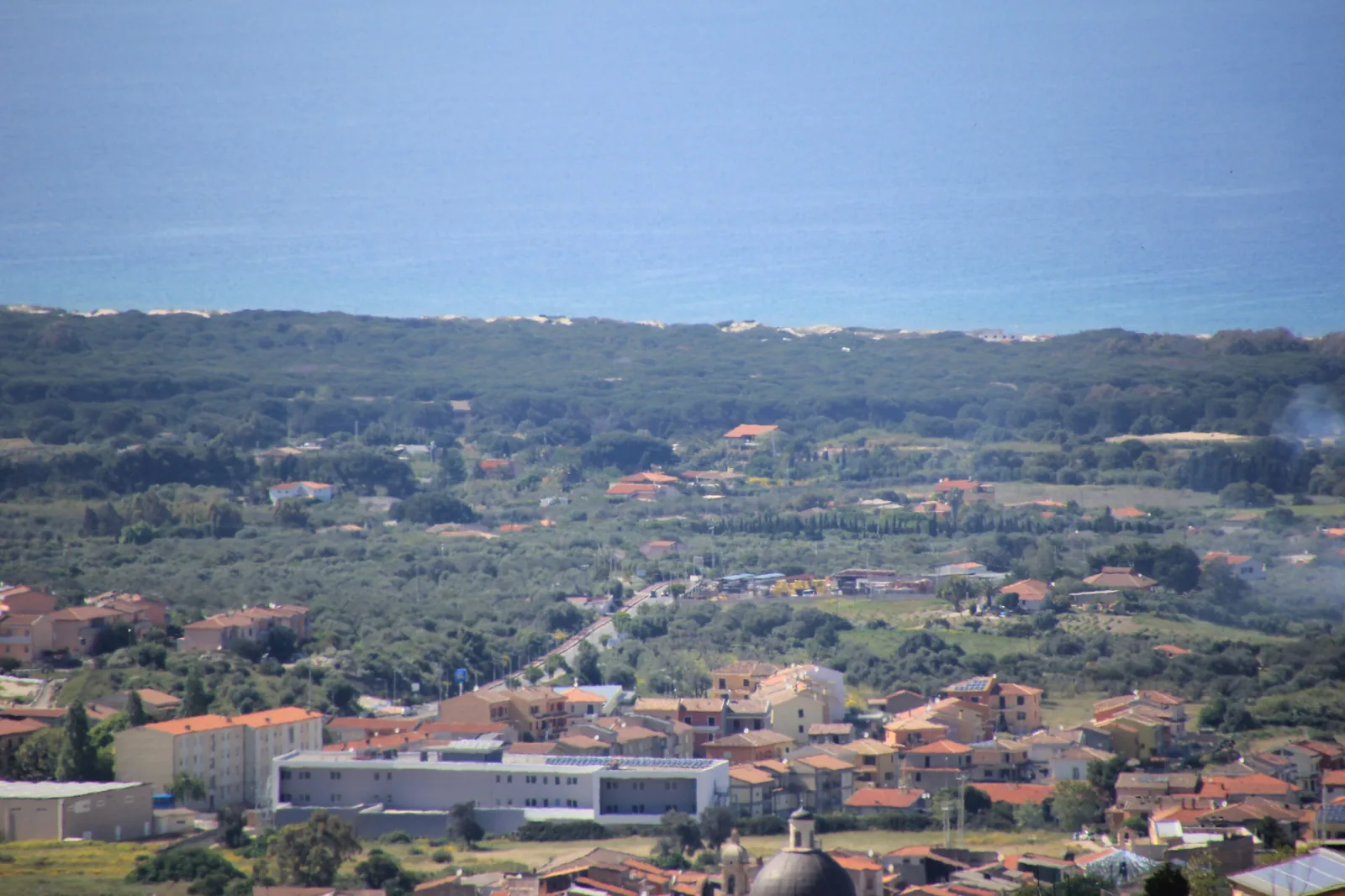 La pineta e la costa di Arboriamar a Sorso